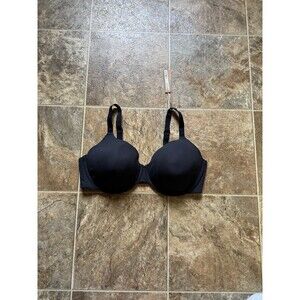 Skims Fits Everybody T-shirt Demi Bra Size 42D Onyx